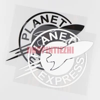 personality car sticker planet express artistical words vinyl car decals accessories blackwhite car decal decoration laptop