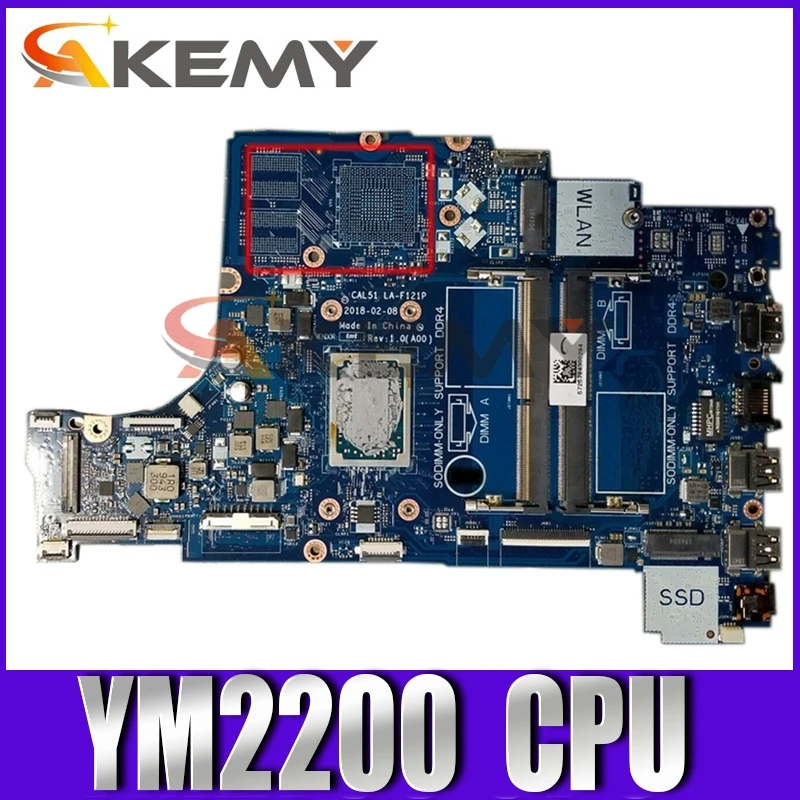 

Оригинальная материнская плата для ноутбука DELL Inspiron 5575 YM2200 материнская плата LA-F121P CN-0GMXP8 0GMXP8 DDR4