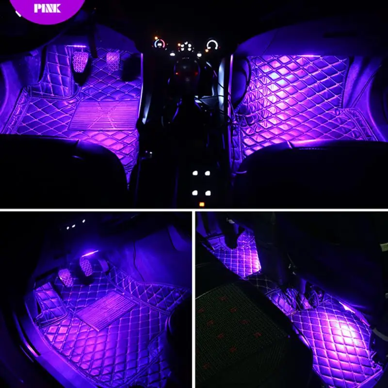 Автомобильный красочный аудио Управление Защита окружающей среды светильник