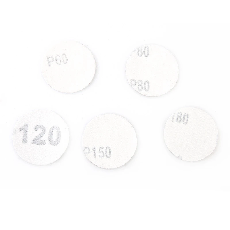 

50 Pcs 2 Inch Sanding Disc 60-180 Grit Hook and Loop for Sander Machine with 1 Pc 2 Inch Drill Shank Backing Pad