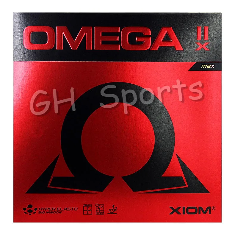 XIOM New OMEGA 2X (Omega IIX) резиновая губка для настольного тенниса пинг понга|Ракетки