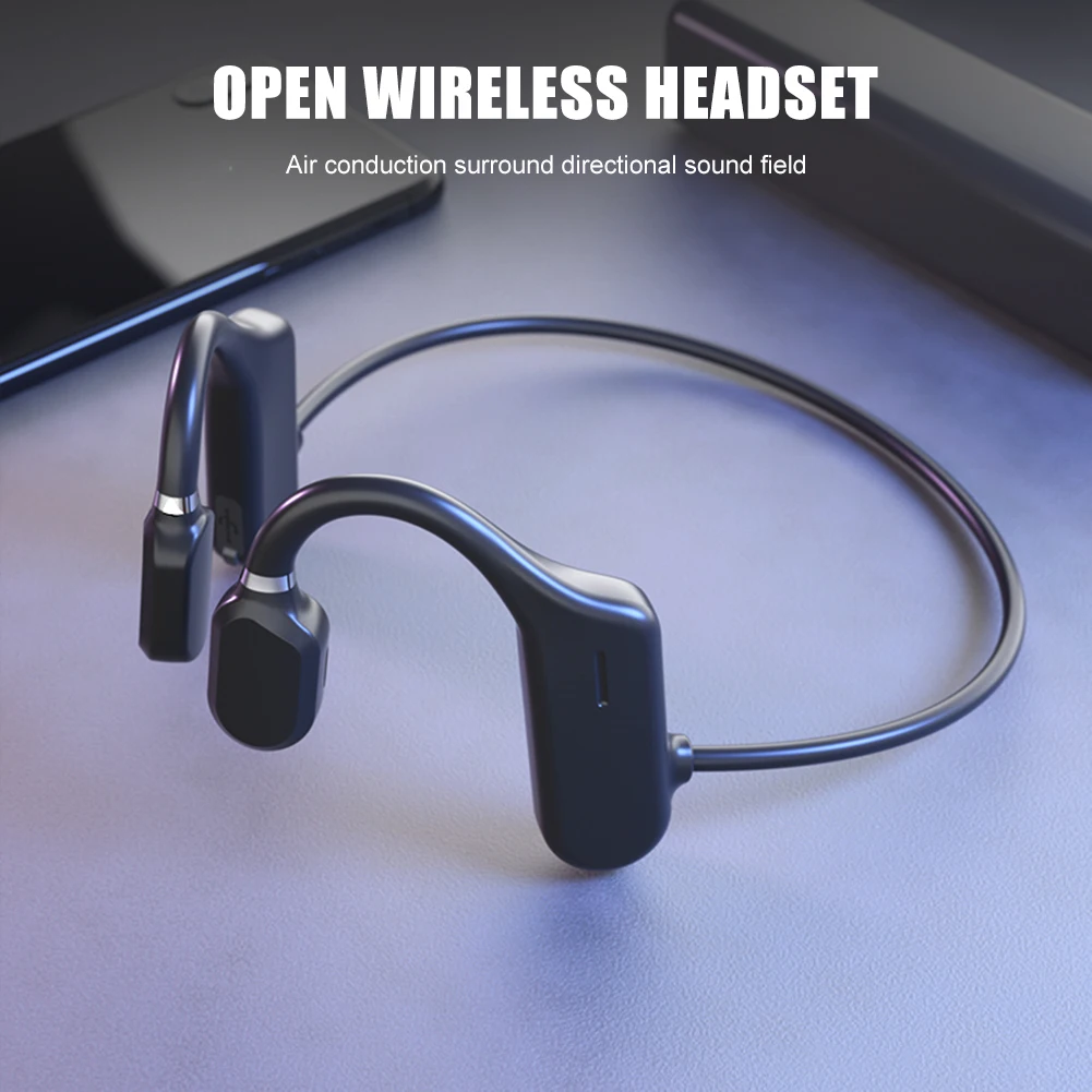 

Bluetooth-наушники с костной проводимостью, беспроводная гарнитура с микрофоном, беспроводные наушники с костной проводимостью