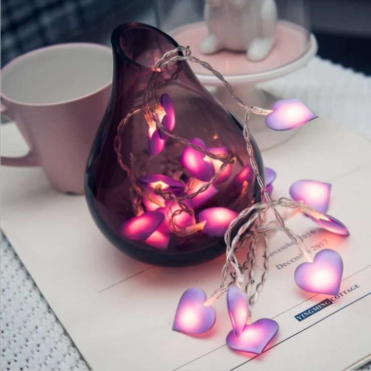 purple 1,5 м 10 Светодиодный светильник с прищепкой для фото, батарейный блок, Светодиодная лента, светильник для свадьбы, украшение для дома, для детского душа, вечерние украшения, гирлянда - Цвет: purple