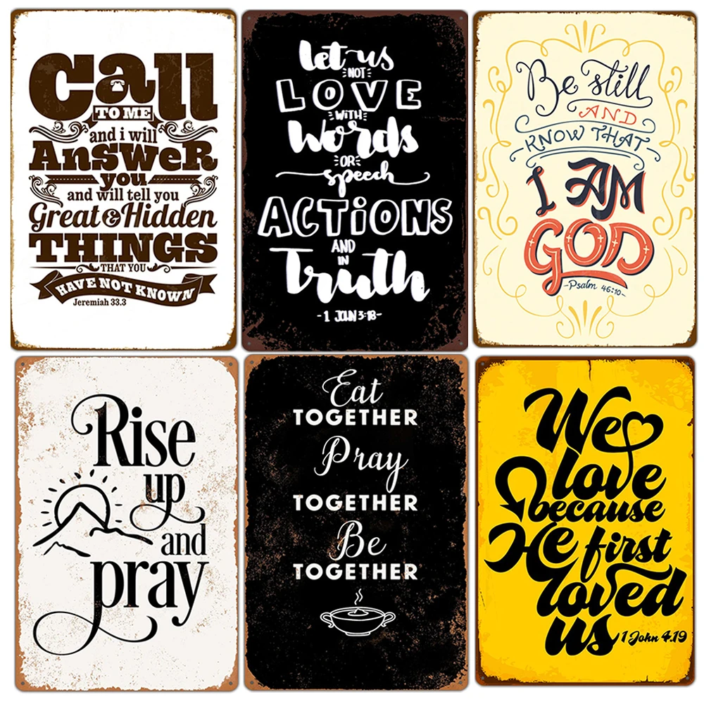 Винтажные металлические жестяные плакаты с надписями на английском языке