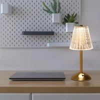 portable rechargeable table lamp decor led night lights dimmable touch sensor control lighting for bedroom bedside light