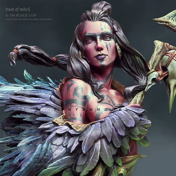 

1/10 Смола Бюст модели наборы DIY Смола рисунок Фотообои