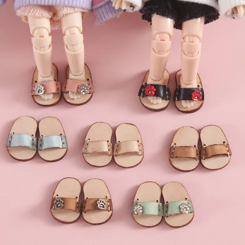 Ob11 Slippers Ob11 Sandals Obitsus11 Flip Shoes ( Ob11,obitsus11,P9, Cu-poche,1/12Dolls)
