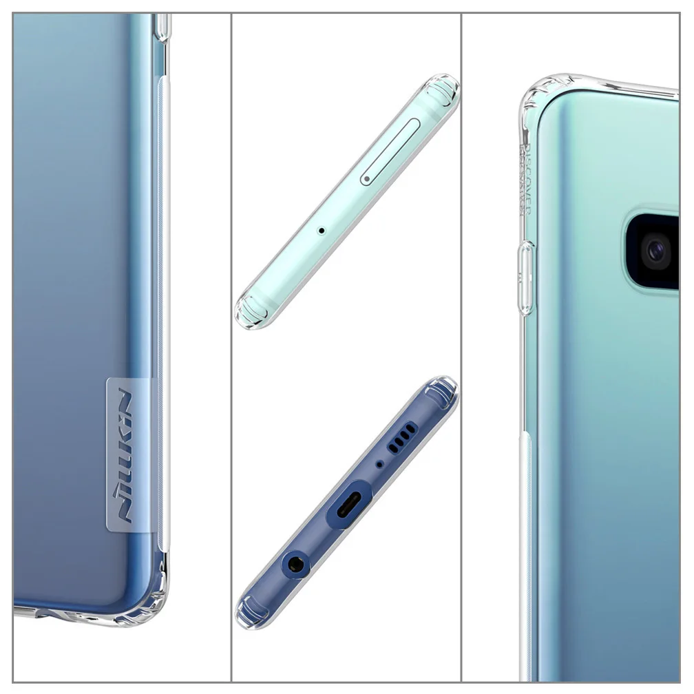 Case for Samsung S10 Plus NILLKIN Nature TPU Transparent soft back cover case for Samsung Galaxy S10+ /S10e