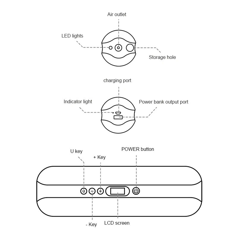 

2021 New Bicycle Smart Multi-function Electric Pump, High-pressure Mini Portable Household Air Pump Riding Equipment