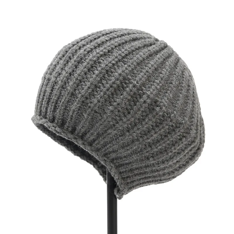 2019 New Wool knit hat beret women female Japanese solid color painter autumn and winter wild warm wool cap berets | Аксессуары для