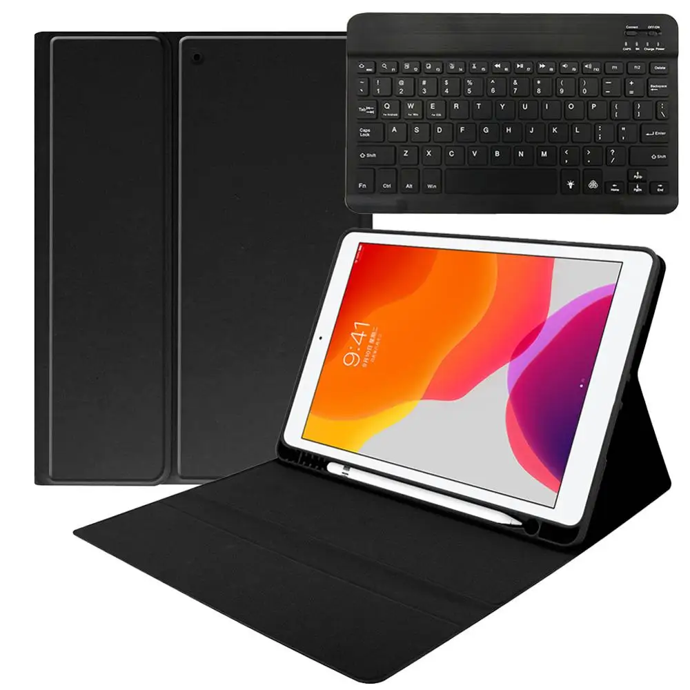 

Bluetooth Wireless Keyboard Case For iPad Pro 10.5 2017 Air 3 2019 10.5" Tablet Stand Cover Folio Case English Russian Keyboard