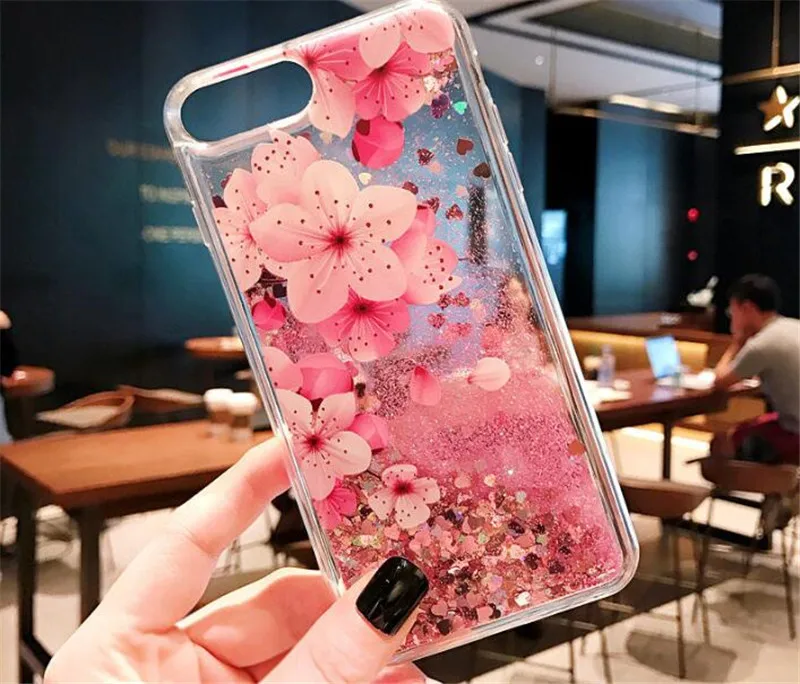 Чехол с сыпучим песком для Samsung Galaxy S8 S9 S10 Lite Plus J330 J3 J5 Pro J530 2018 блестящий чехол