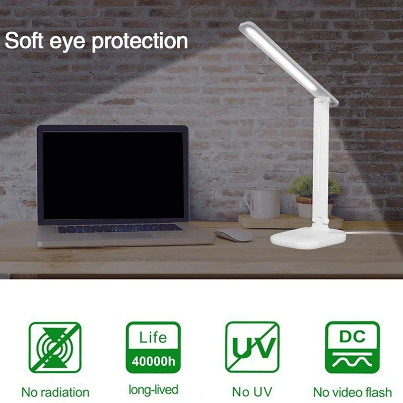 

1 Pcs Dimmable LED Desk Lamp,Control Eye-Caring Working/Reading Table Lamp & 1 Set Drain Tray Grater Bowl Basin Set