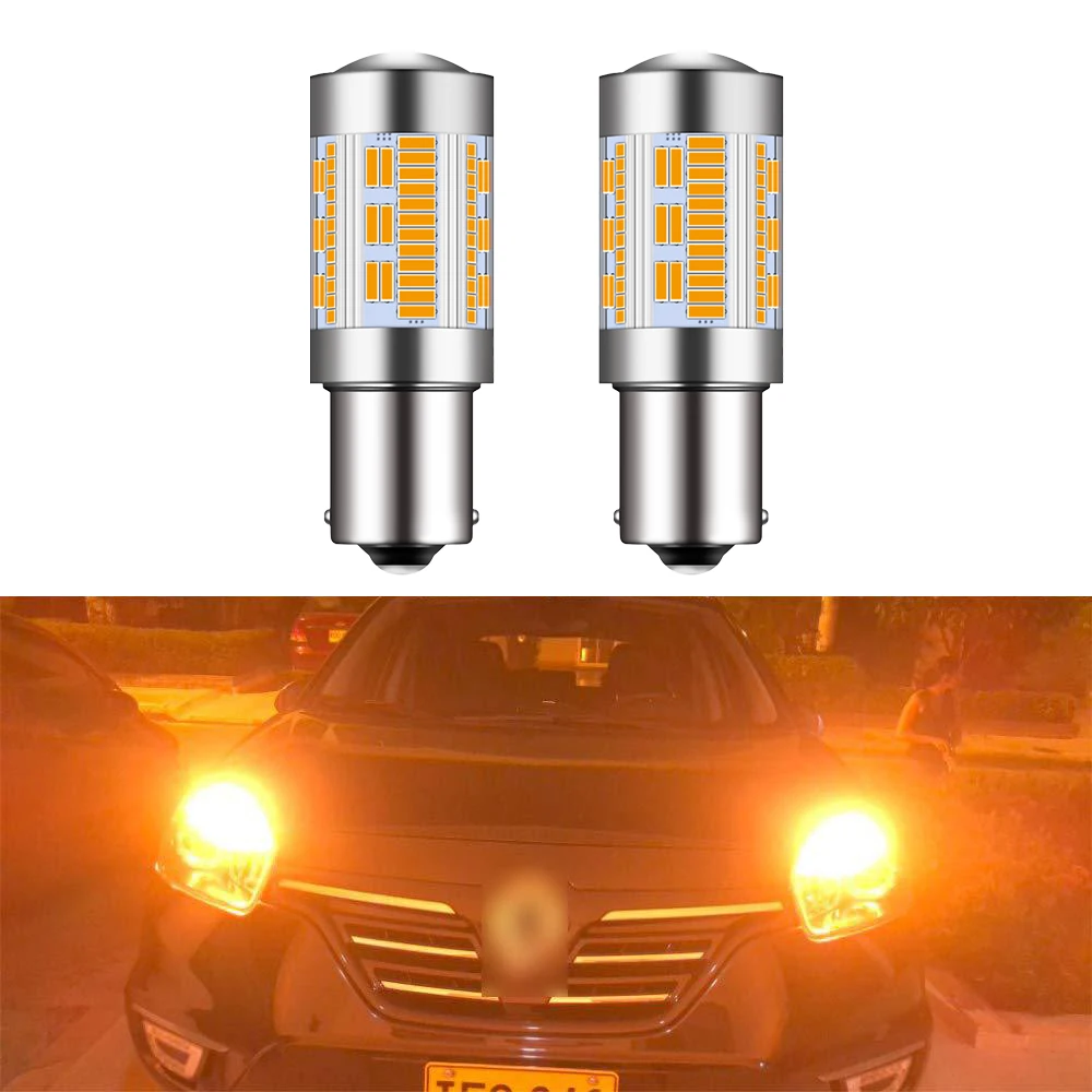 

2 шт., Автомобильные светодиодные лампы Canbus 1156 4014 SMD 24 Вт