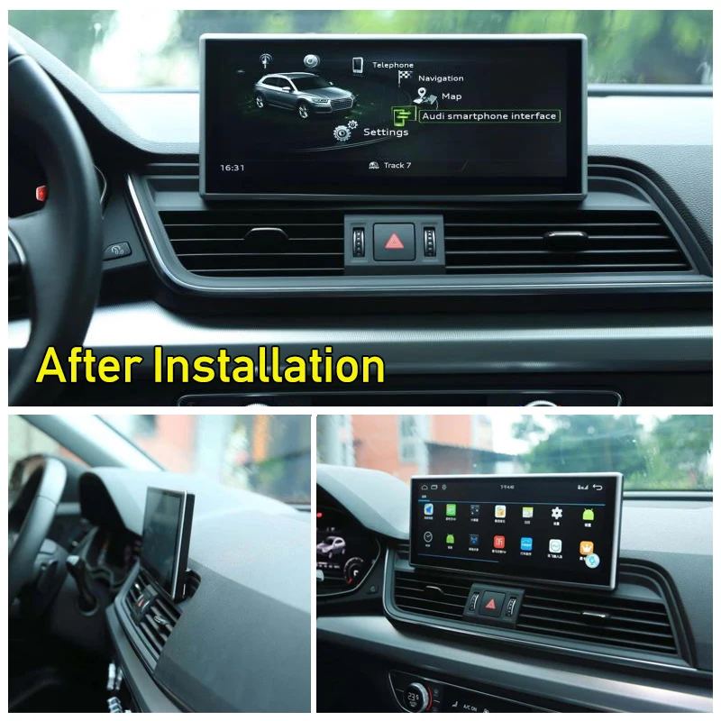 Автомобильный мультимедийный плеер для Audi Q5 FY 2019 ~ 2020 MMI Android авто GPS навигация HD