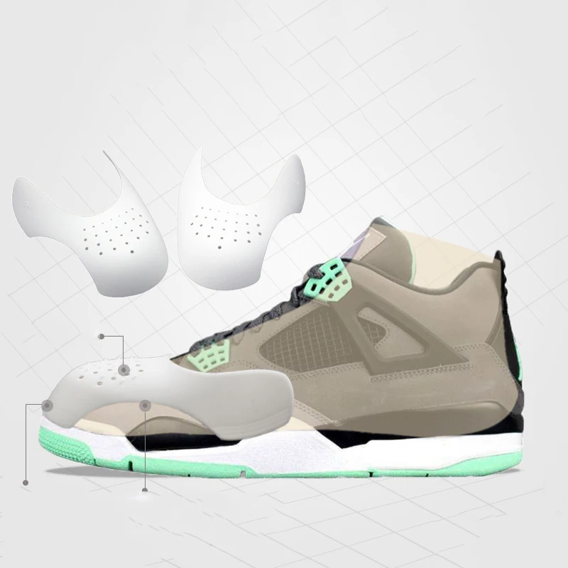 Защита головы от складок для повседневных кроссовок Обувь с защитой морщин носок