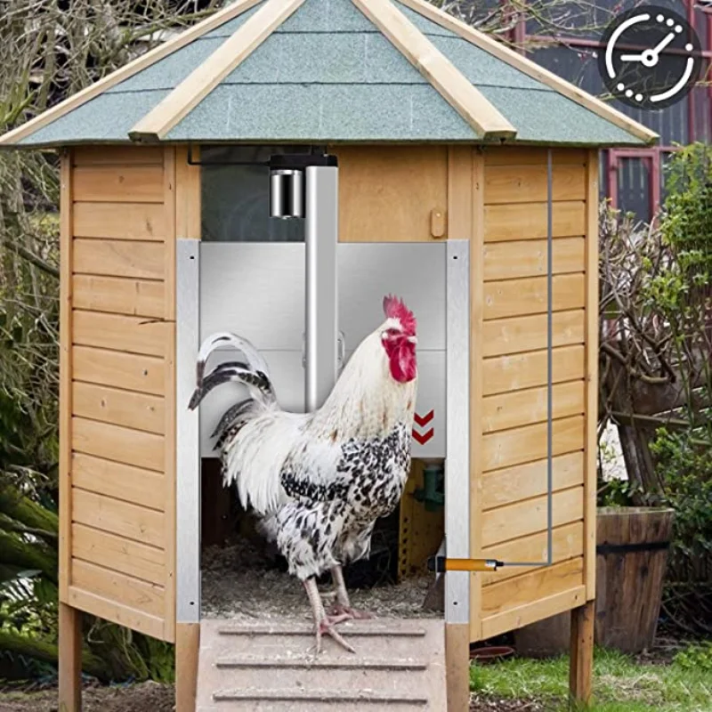 

EU/US Automatic Chicken Cage Coop Door Opener Controller Actuator Chicken Coop Cage Automatic Opner Kit For Farm Accessories