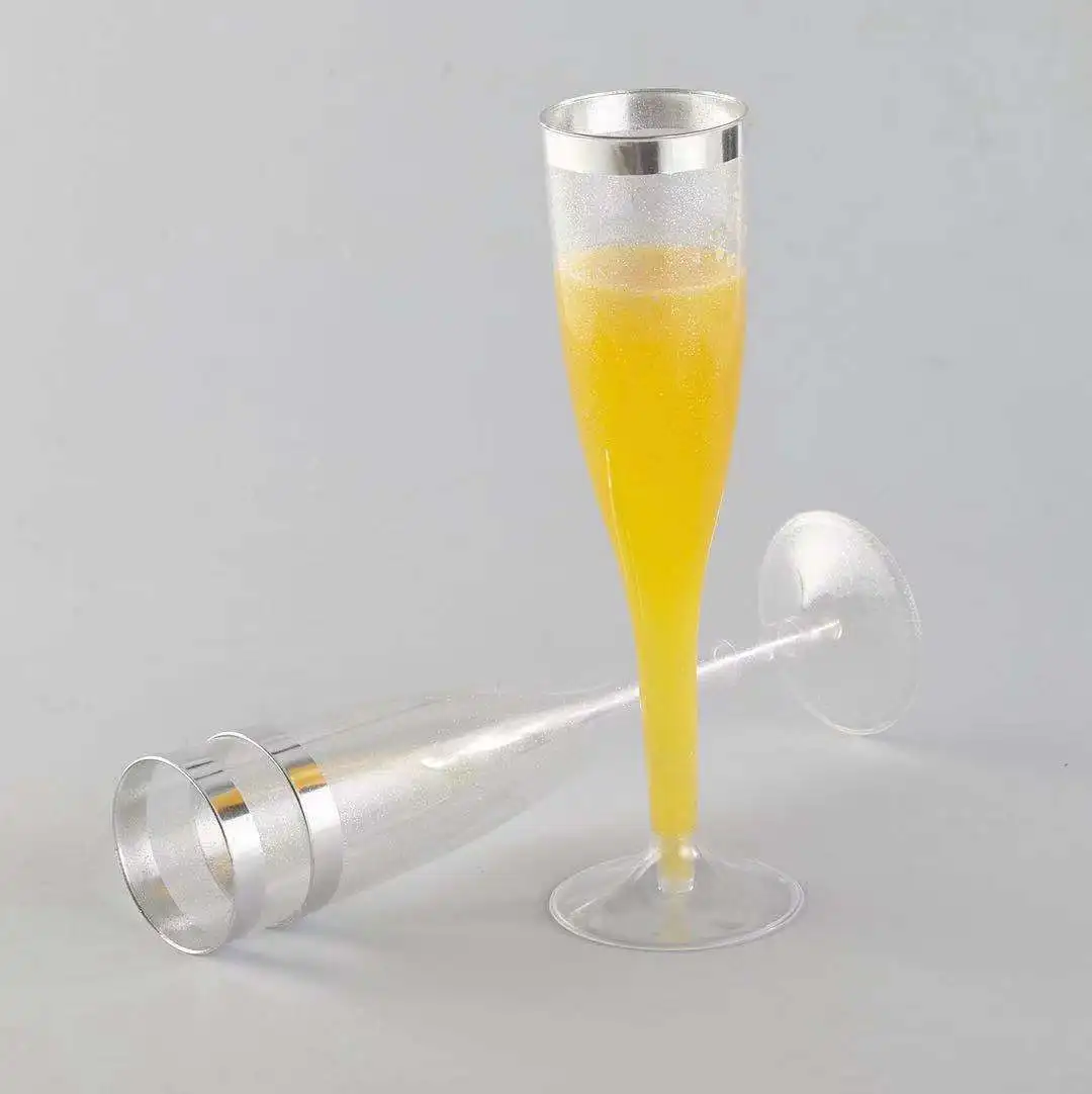Одноразовые товары бокал для шампанского объемом 6 5 унции из Пномпеня с золотым
