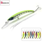 Джеркбейт, гольян, кренкбейты, рыболовные воблер на щуку поверхности, большие, искусственные, для ловли карпа, жесткие приманки, безделушки, снасти для моря