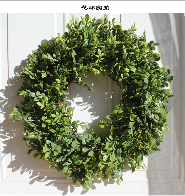 

Artifical Plants Garland Greenery Fake Plants Wreath Boxwood Gralands Wreath Wedding Decoration Farmhouse Hawaii Door Decor