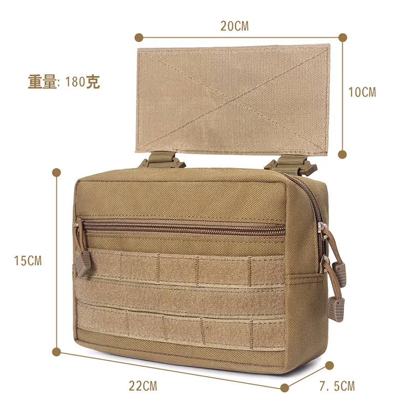 

Molle Belly Pouch Utility Tactical Hunting Accessorial Chest Magazine Pocket for Vest Belt