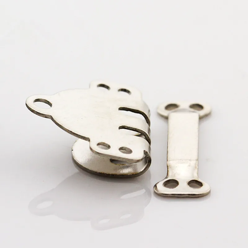 10 шт./лот застежка-крючок металлическая пряжка невидимая пуговица для