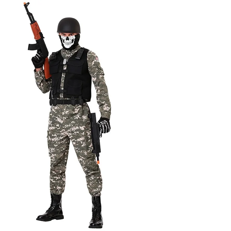 Детская спецназ полиция детская Военная Униформа офицер взрослый армия