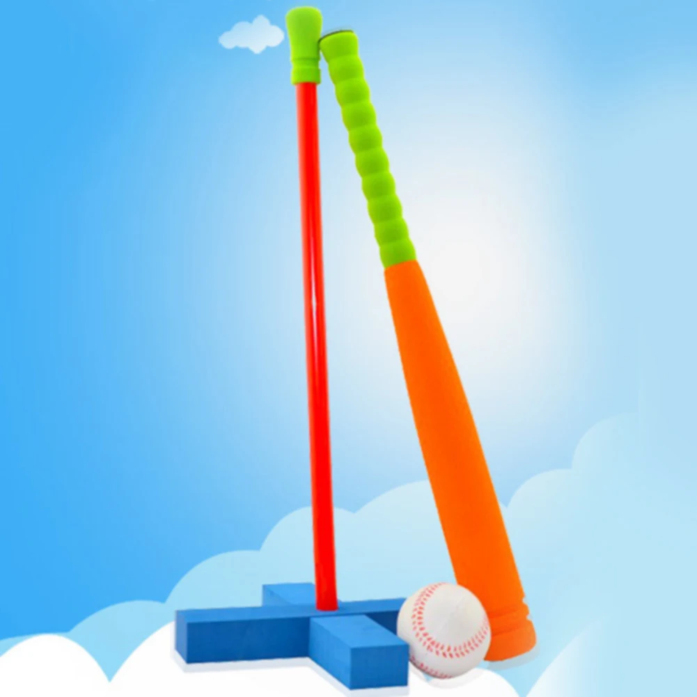 

3pcs/set Training Outdoor Kindergarten Soft Parent-child Interaction Kids Sports Baseball Toy Set Foam Children Bat Random Color