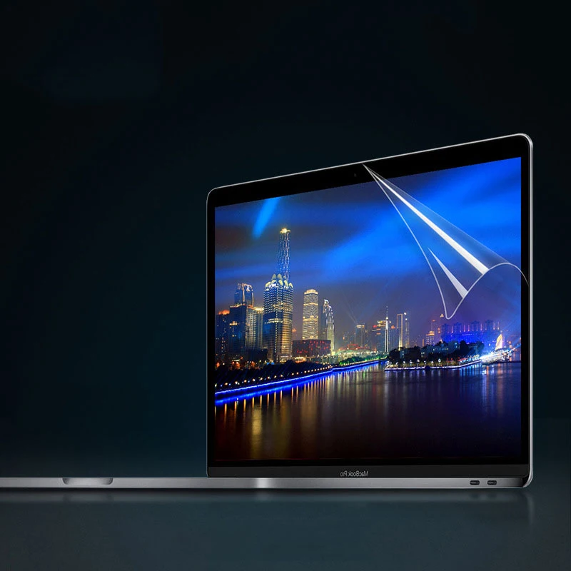 Наклейка на экран для MacBook Pro 13 2020 A2338 A2289 пластиковая пленка HD экрана Air 11 12 15 дюймов