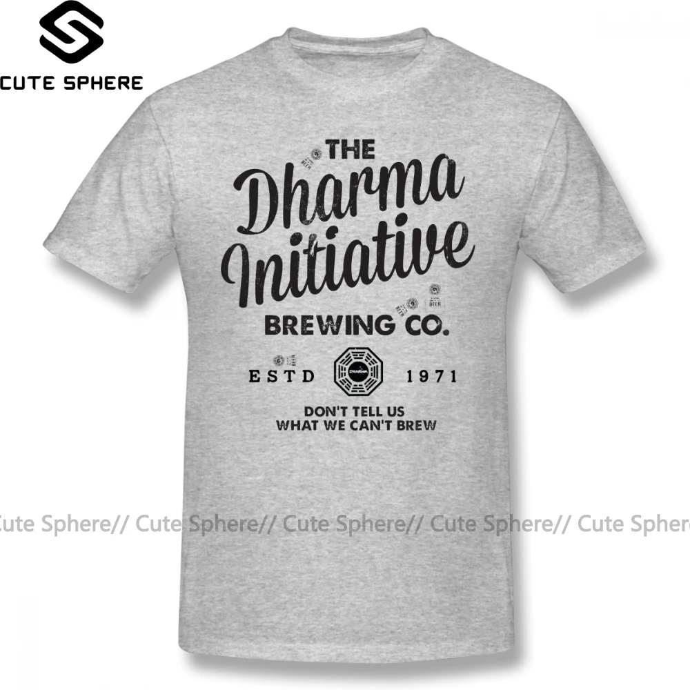 Dharma футболка Inori Yuzuriha рубашка Дхарма инициатива Brewing Company уличная одежда с