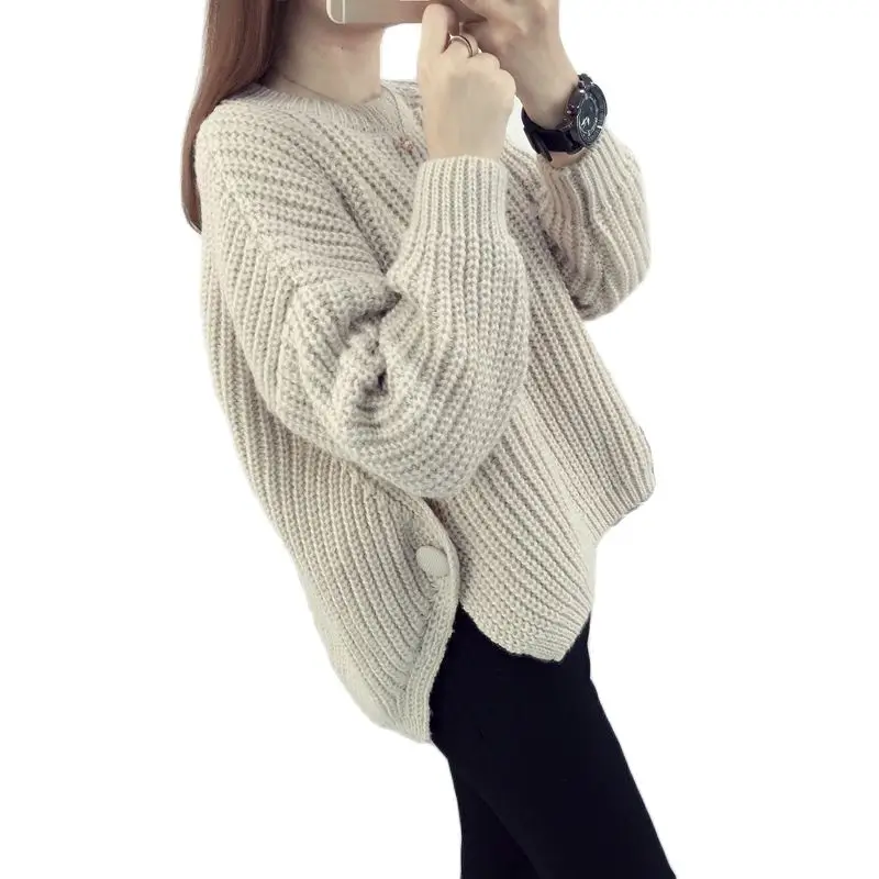 

2021 Women Autumn Winter New Sweater Pullover Jacket Female Korean Style Trendy Student Loose Thick Sweater Clothes Winter A471