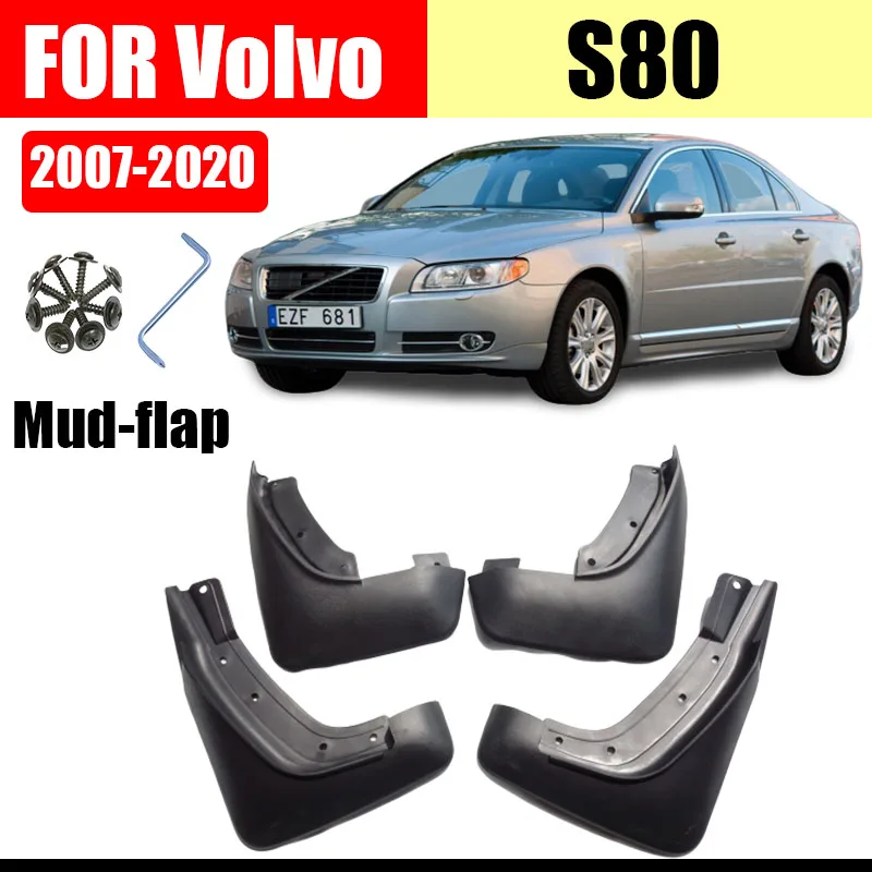 for volvo s80 Mud flaps mudguards fender S80 Mud flap splash Guard Fenders Mudguard car accessories Front Rear 4 pcs