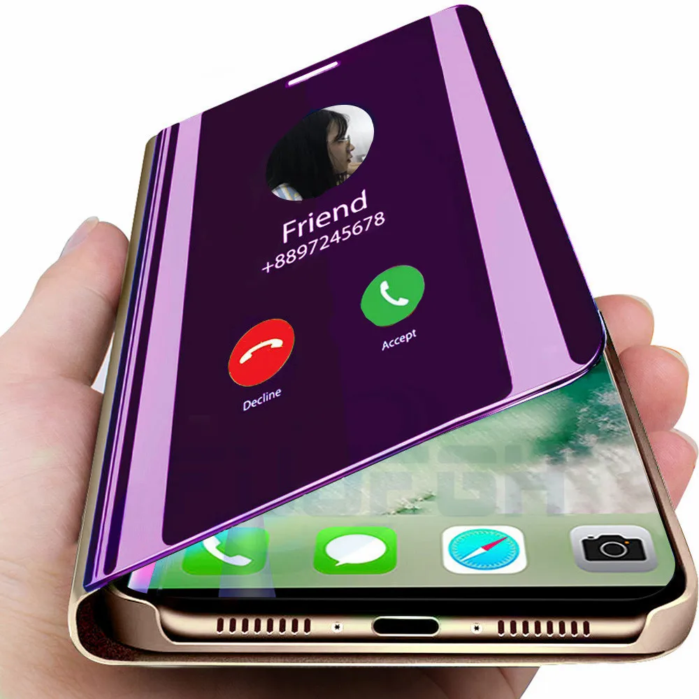 Clear View Smart Зеркало чехол для телефона для huawei P30 P20 P10 Lite рro P10 плюс Коврики 20 10 Lite рro 20X Honor 9 10 Lite 20 8X 9X Y9