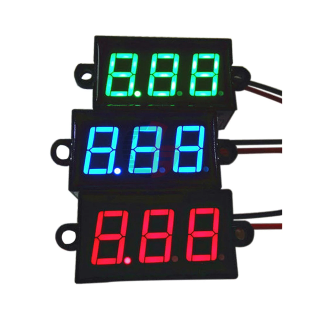 Водонепроницаемый цифровой вольтметр с светодиодный-дисплеем 3 5-30 в |