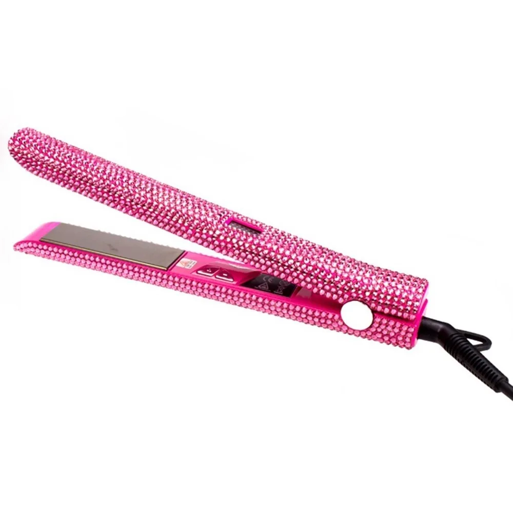 Новинка Кристальный выпрямитель для волос плоский утюг ЖК цифровой дисплей