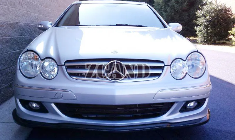 Спойлер переднего бампера для Mercedes Benz W209 CLK350 купе 2006UP|Обвесы| |