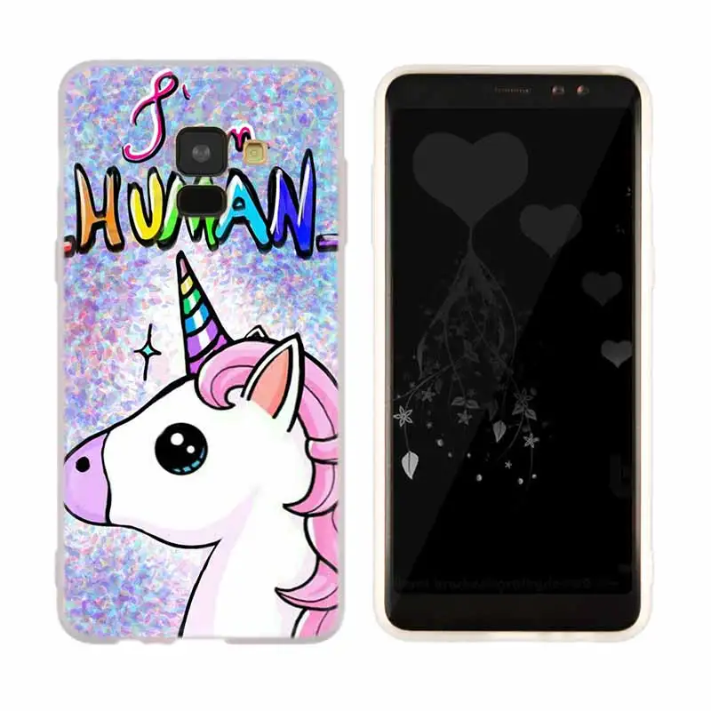 Чехол с 3d-изображением единорога для Samsung Galaxy A10 A11 A20E A31 A40 A41 A40S A10S A51 A3 A5 A7 A8 Plus 2016 A207