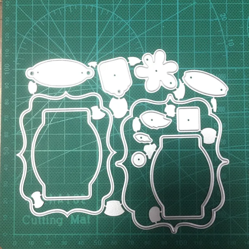 

2020 new Metal dies Flower Leaf Lace Label Frame Cutting Dies Scrapbooking dies Decoration Embossing Album Paper Card Craft Dies