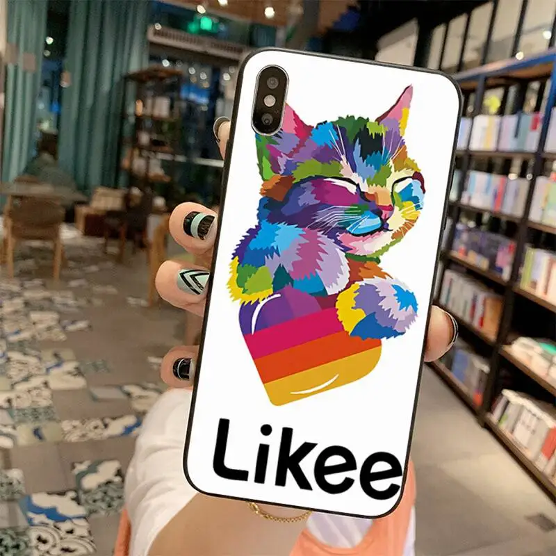 Модный чехол HPCHCJHM с рисунком кота медведя сердца черный для телефона iPhone 11 pro XS MAX 8