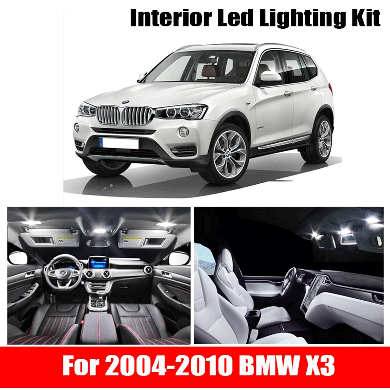 17 шт. СВЕТОДИОДНЫЕ Лампы Canbus автомобильные лампы внутренняя посылка комплект для