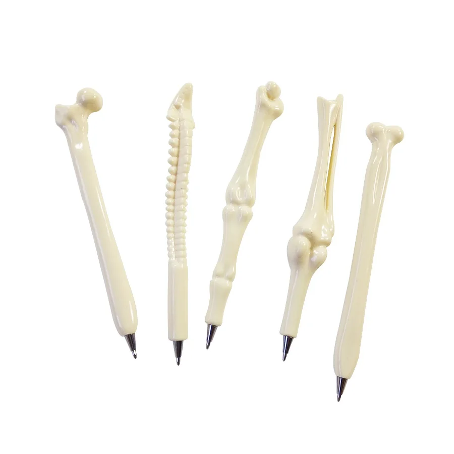 

50 Pcs/lot Ball Point Pen Bone Shape Nurse Doctor Student Teacher Stationery Gift Interesting Presents For Friends Novel gifts