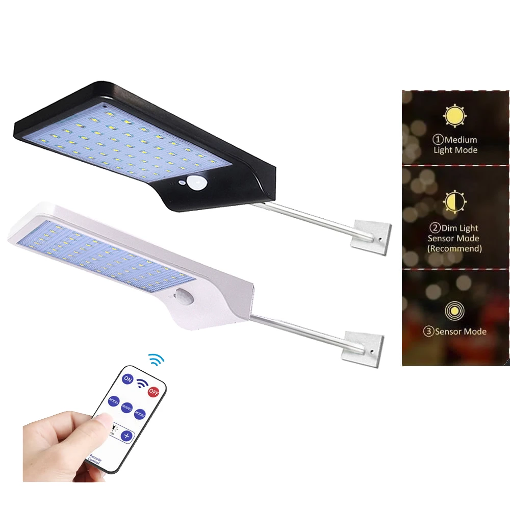 Дистанционный уличный светодиодный светильник настенный садовый безопасный PIR