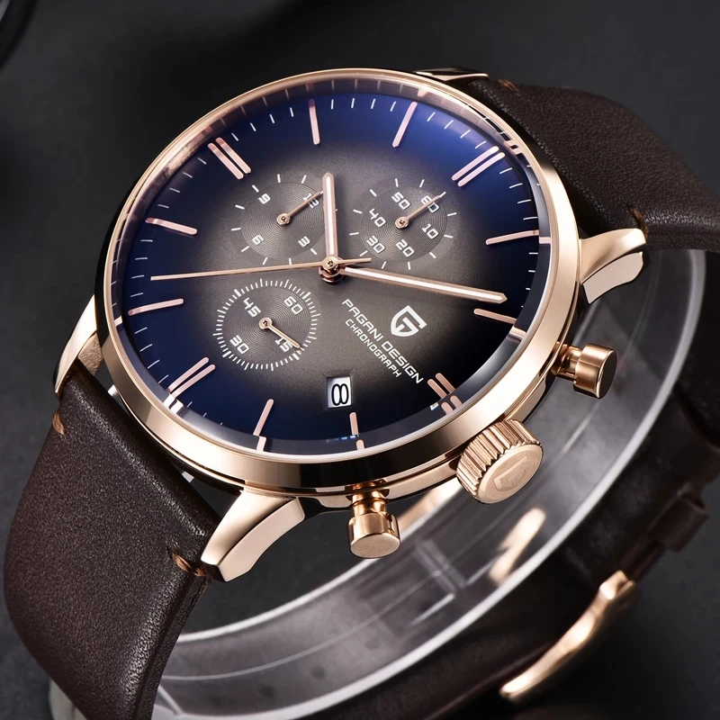 Pagani Design New Men's Quartz Watch Men's Mechanical Watch Men's Leather Waterproof Clock Men's Luxury Fashion Sports Watches enlarge