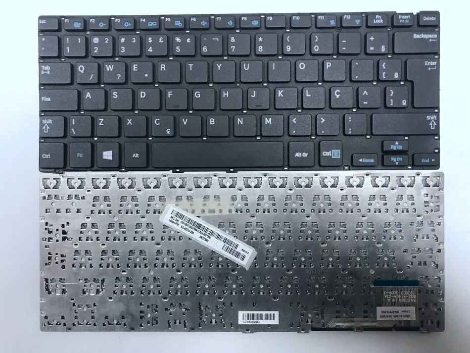 Новая BR бразильская клавиатура для SAMSUNG 905S3G 915S3G NP915S3G NP905S3G белая и черная ноутбука