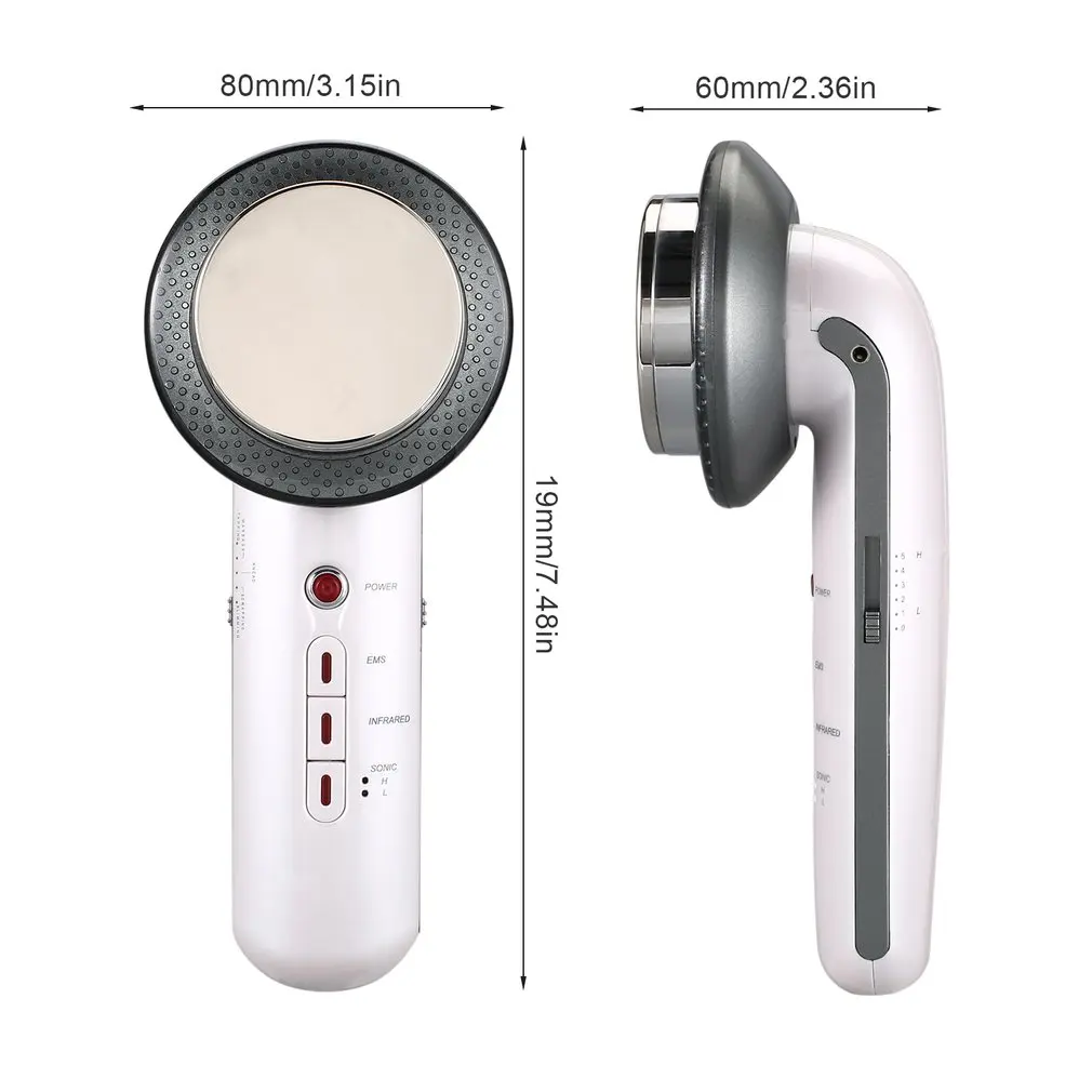 

Hand-held 3 in 1 Slimming Beauty Machine Fat Reduction Instrument for Home Use Anti-aging Face Skin Care Tools