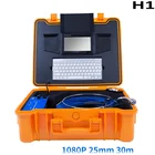 Эндоскоп HD 1080P, 30 м, профессиональный трубопровод со счетчикомбеспроводной клавиатурой, 25 мм, для проверки канализационных труб, видеокамера
