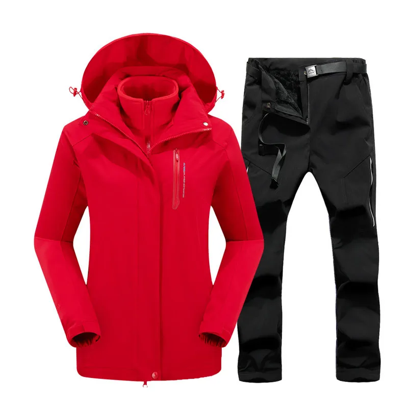 Winter Ski Suit Women Brands Ski Jacket And Pants High Quality Windproof Waterproof Super Warm Snow Trousers Snowboard Clothing