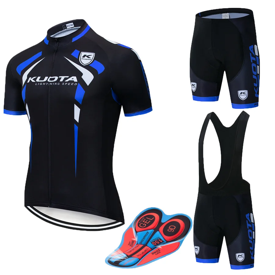 

KUOTA 2022 Pro team Cycling Jerseys Summer Quick-Dry Bike Cycling Clothing Breathable Bike Clothes Men Outdoor short sleeve suit