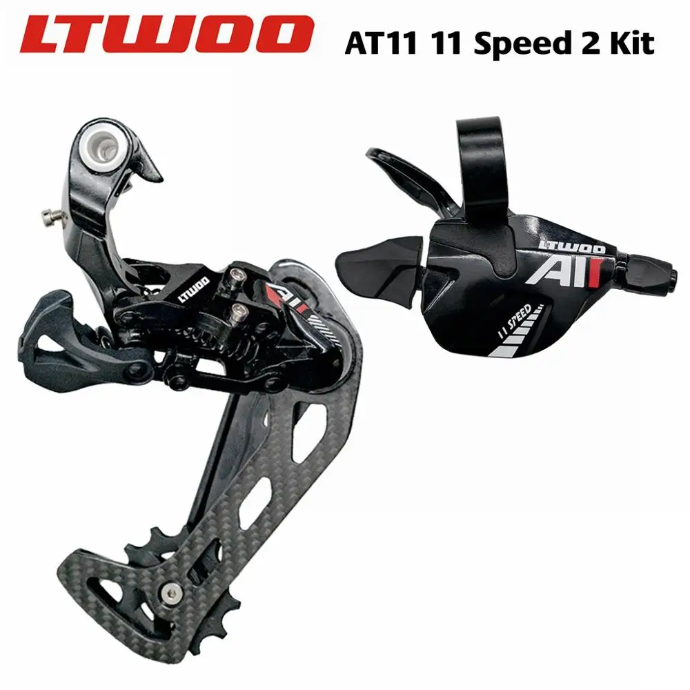 

LTWOO AT11 1x11 Speed Trigger Shifter + Carbon Fibre Rear Derailleurs MTB Bike Compatible With 11S 52T Cassette For M7000 M8000