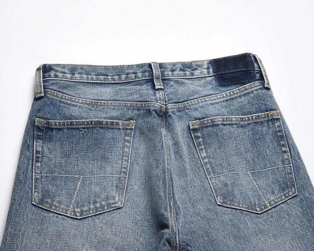

21SS bead Inlaid washed straight 100% cotton loose pant hip hop men women high street KAPITAL pants